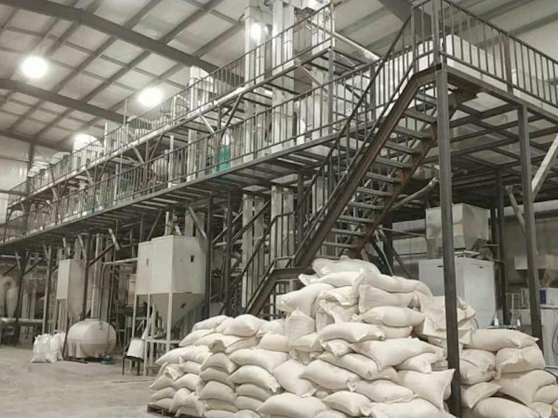 120 tons of lentil processing project